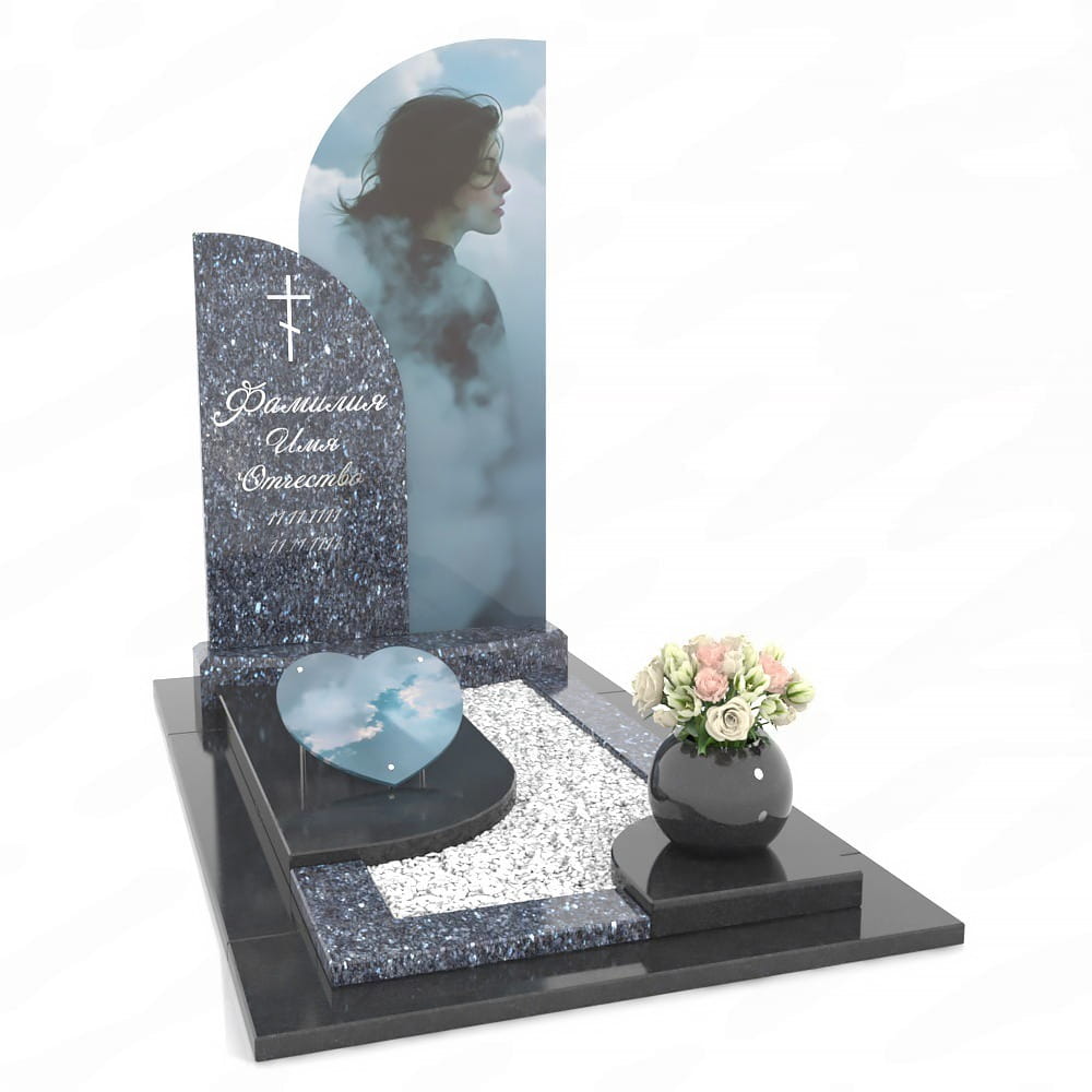 Памятник стеклянный ПС-09