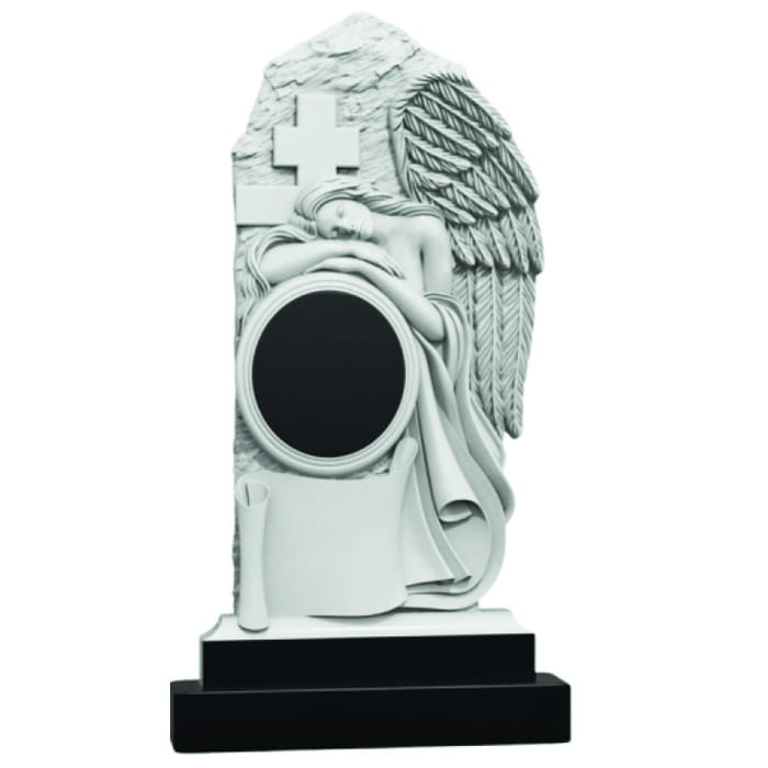 Памятник фрезерованный Ангел-043