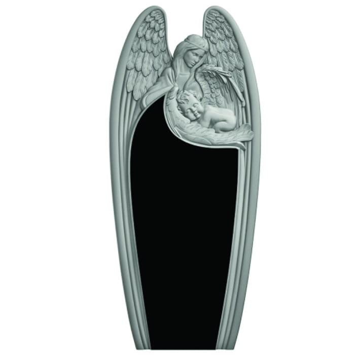 Памятник фрезерованный Ангел-070