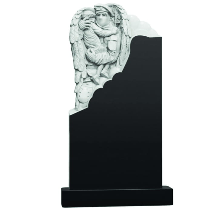 Памятник фрезерованный Воин-009