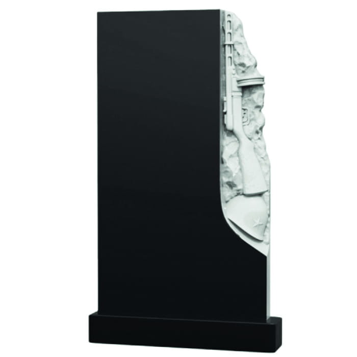 Памятник фрезерованный Воин-011