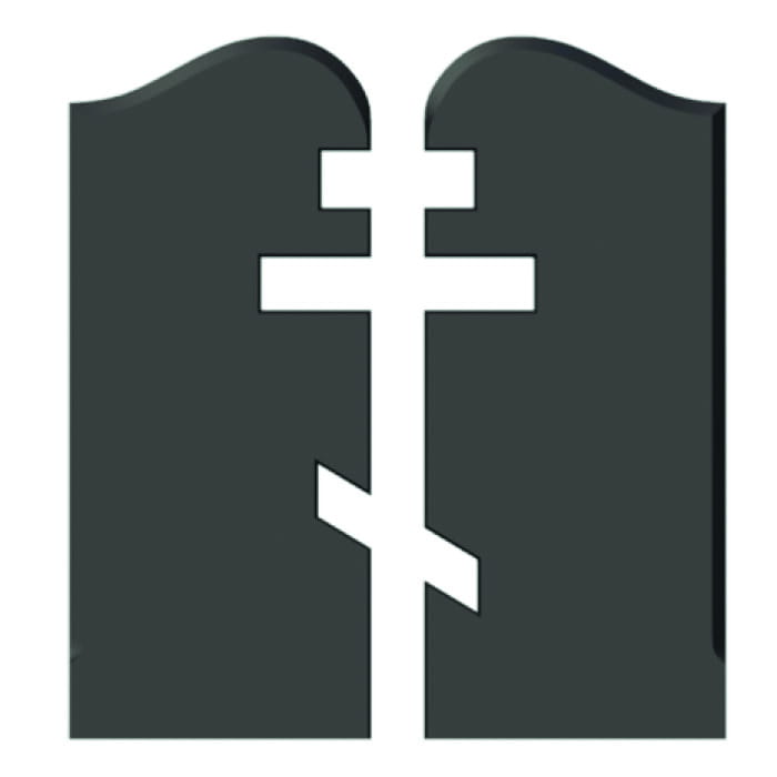 Памятник фрезерованный Семейный двойной-006