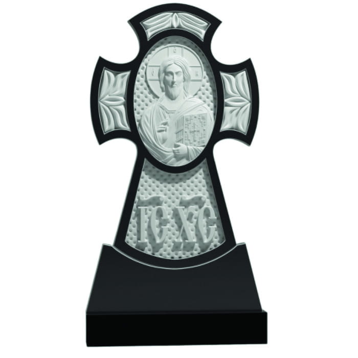 Памятник фрезерованный Крест-001