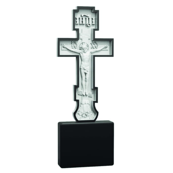 Памятник фрезерованный Крест-002