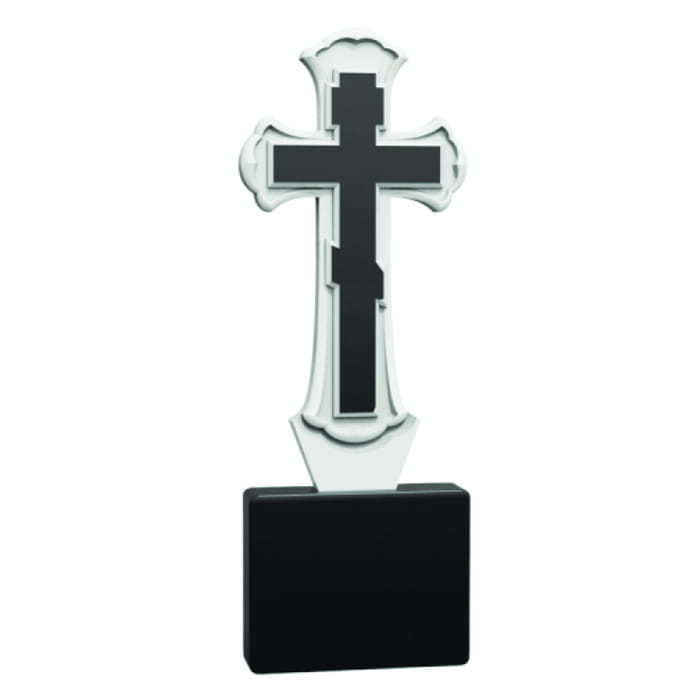 Памятник фрезерованный Крест-003