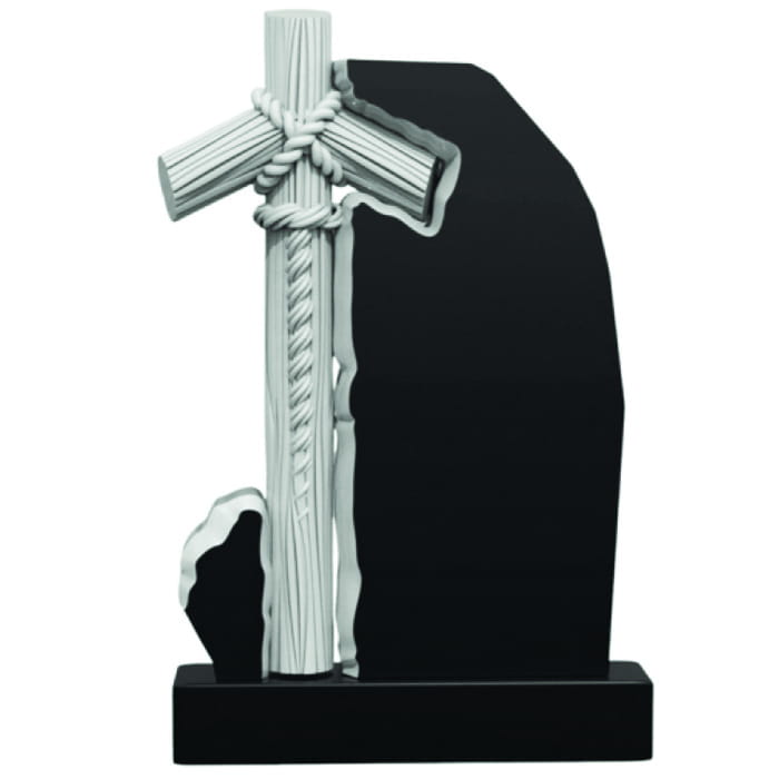 Памятник фрезерованный Крест-004