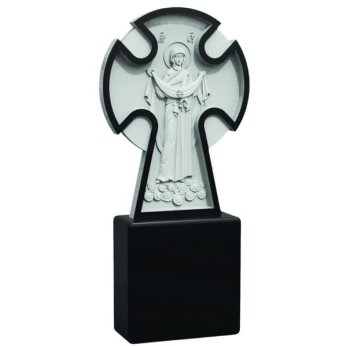 Памятник фрезерованный Крест-008