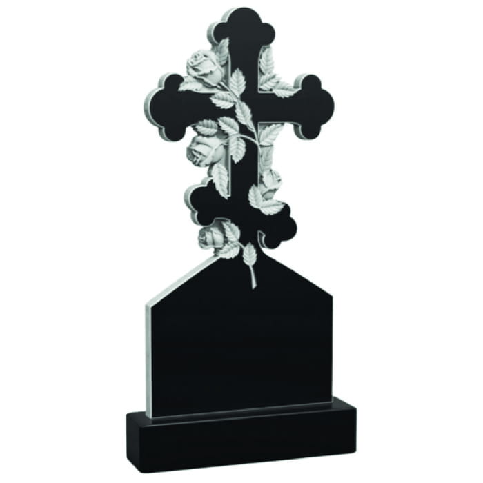 Памятник фрезерованный Крест-011