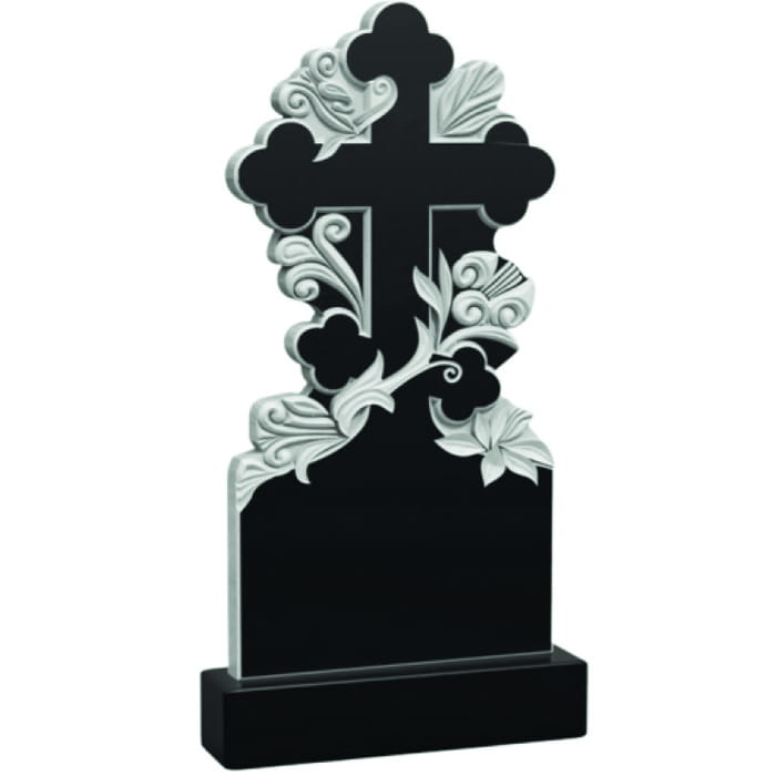 Памятник фрезерованный Крест-012