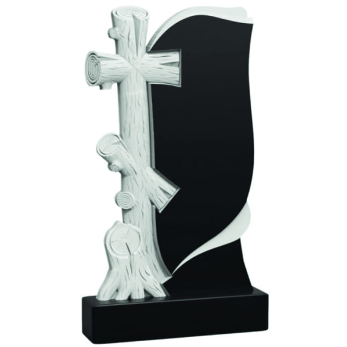 Памятник фрезерованный Крест-013