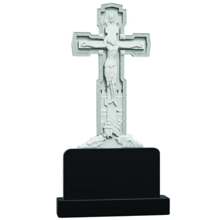 Памятник фрезерованный Крест-017
