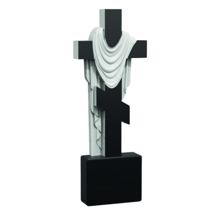 Памятник фрезерованный Крест-019