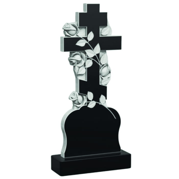 Памятник фрезерованный Крест-022