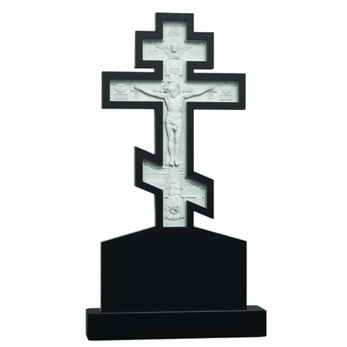 Памятник фрезерованный Крест-025