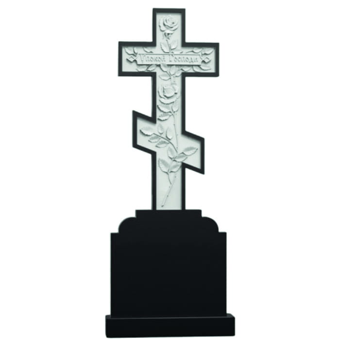 Памятник фрезерованный Крест-028