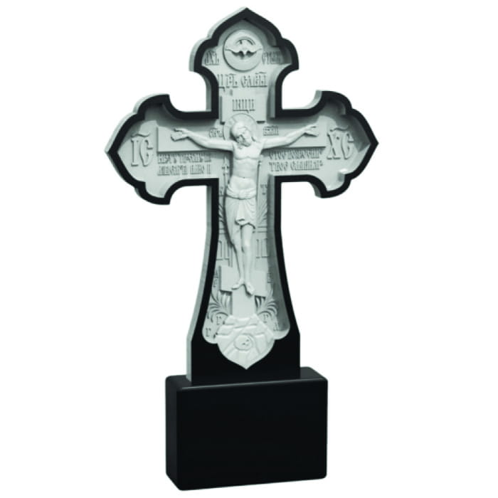 Памятник фрезерованный Крест-029