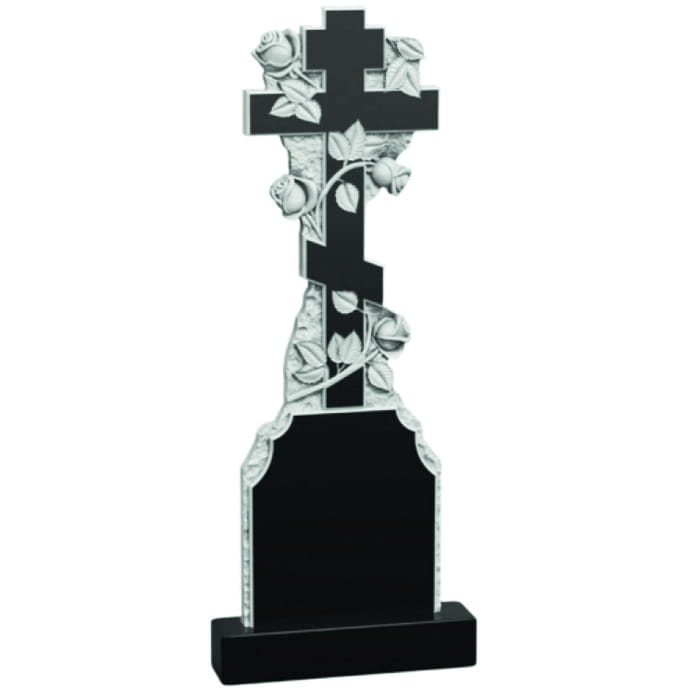 Памятник фрезерованный Крест-034