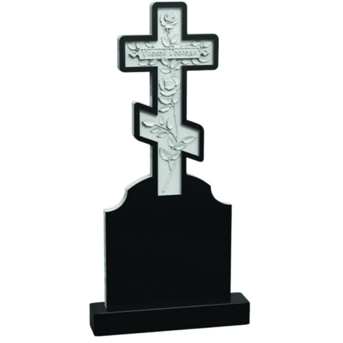 Памятник фрезерованный Крест-035