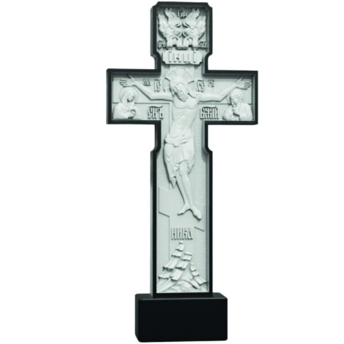 Памятник фрезерованный Крест-036