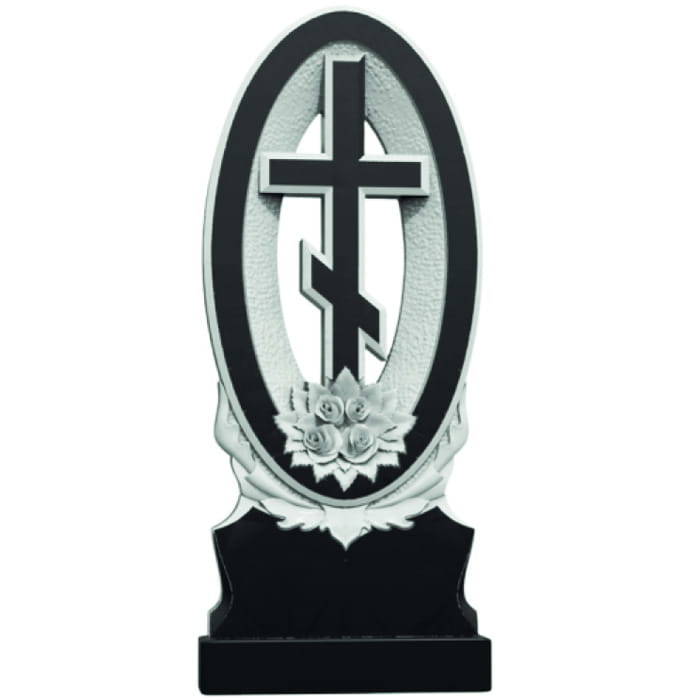 Памятник фрезерованный Крест-039