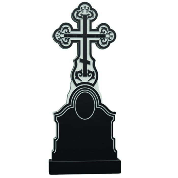 Памятник фрезерованный Крест-040