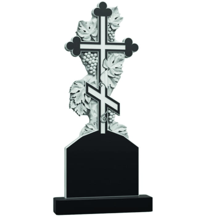 Памятник фрезерованный Крест-041