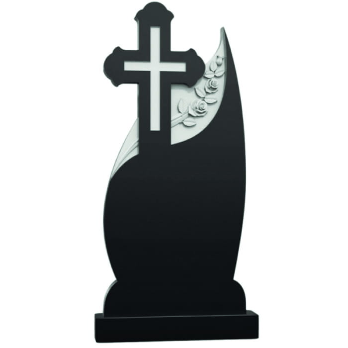 Памятник фрезерованный Крест-056