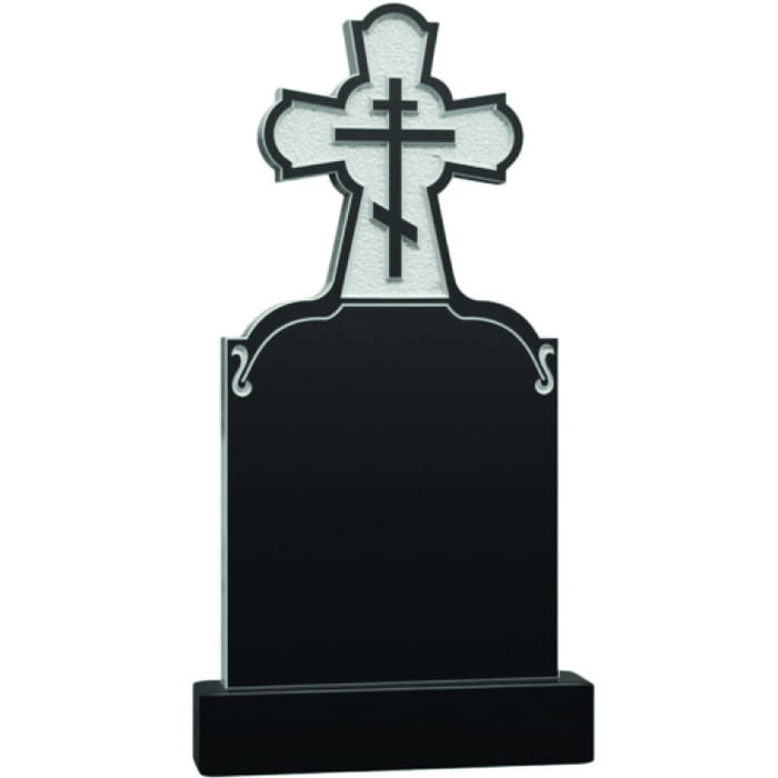 Памятник фрезерованный Крест-074