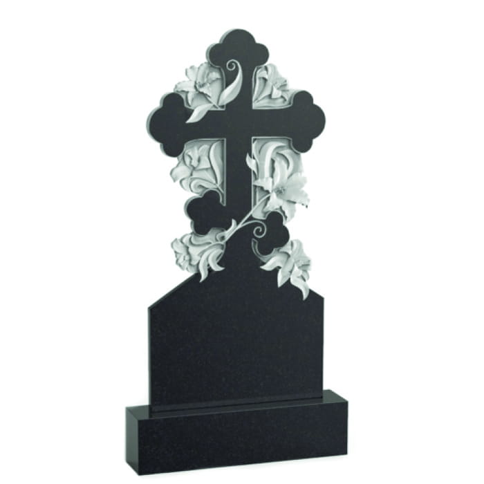 Памятник фрезерованный Крест-077