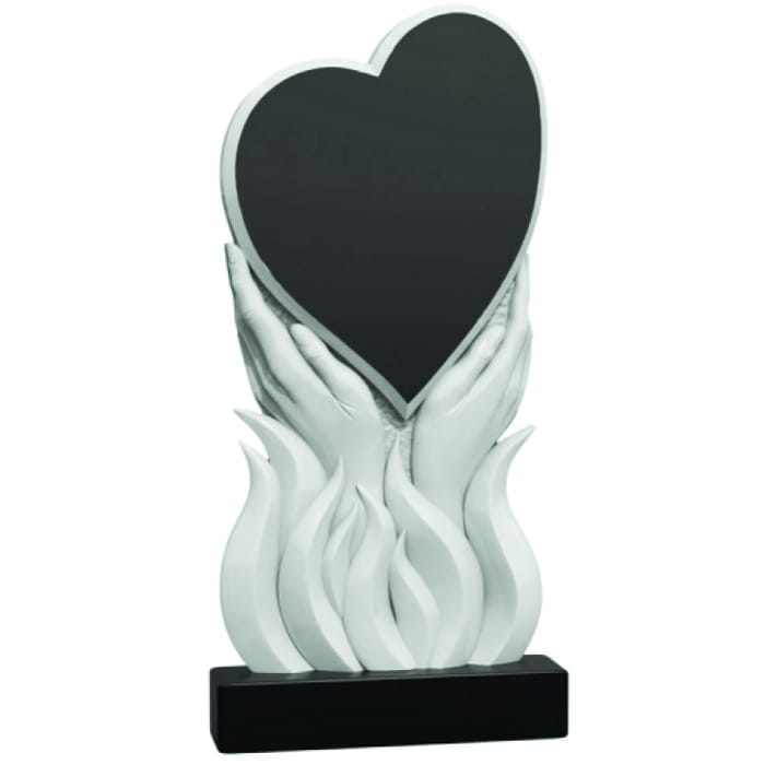 Памятник фрезерованный Пламя-012