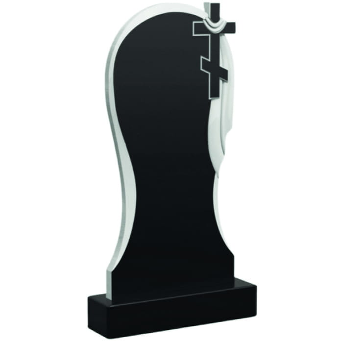 Памятник фрезерованный Плащ-006