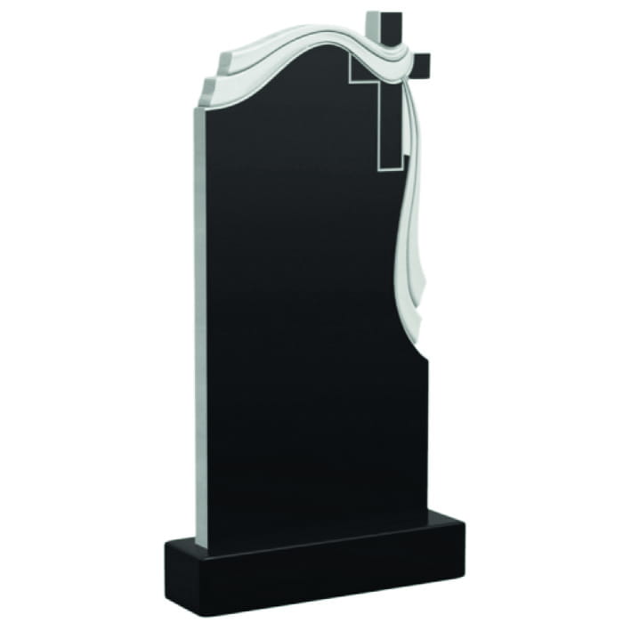 Памятник фрезерованный Плащ-007