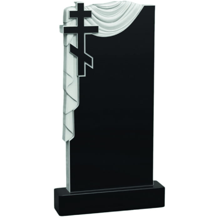 Памятник фрезерованный Плащ-010