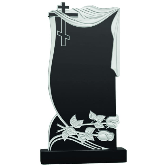 Памятник фрезерованный Плащ-013