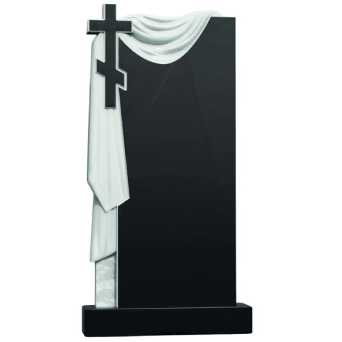 Памятник фрезерованный Плащ-019