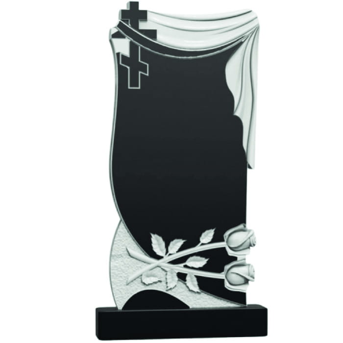 Памятник фрезерованный Плащ-022