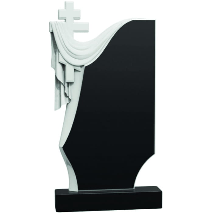 Памятник фрезерованный Плащ-025