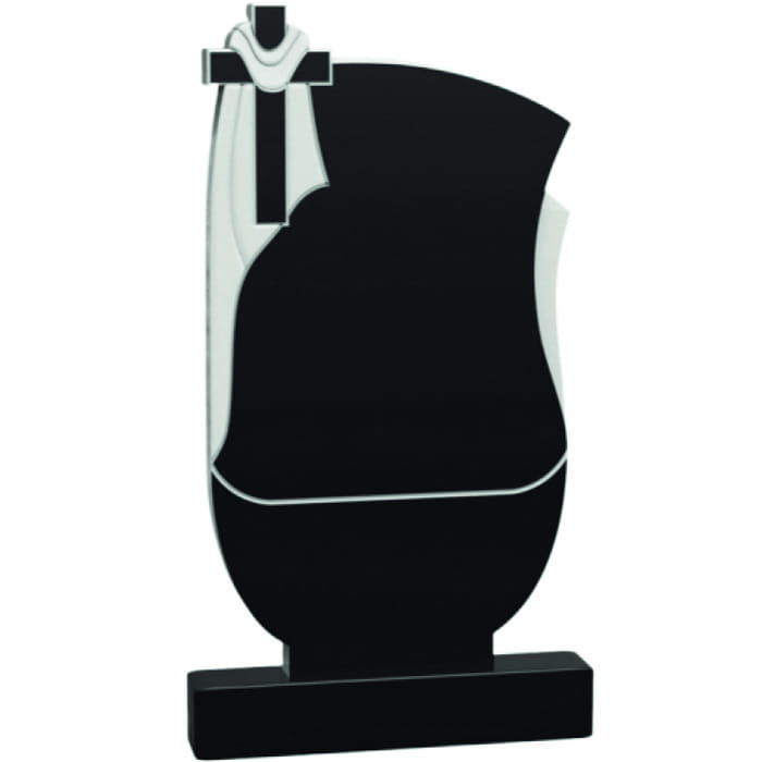 Памятник фрезерованный Плащ-027