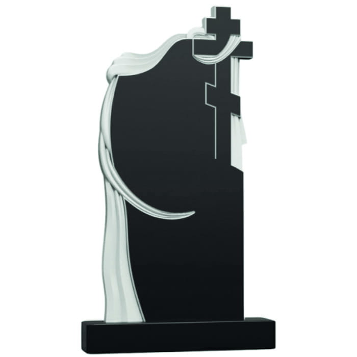 Памятник фрезерованный Плащ-030