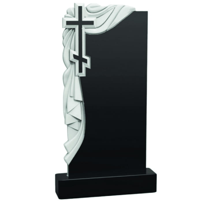 Памятник фрезерованный Плащ-032