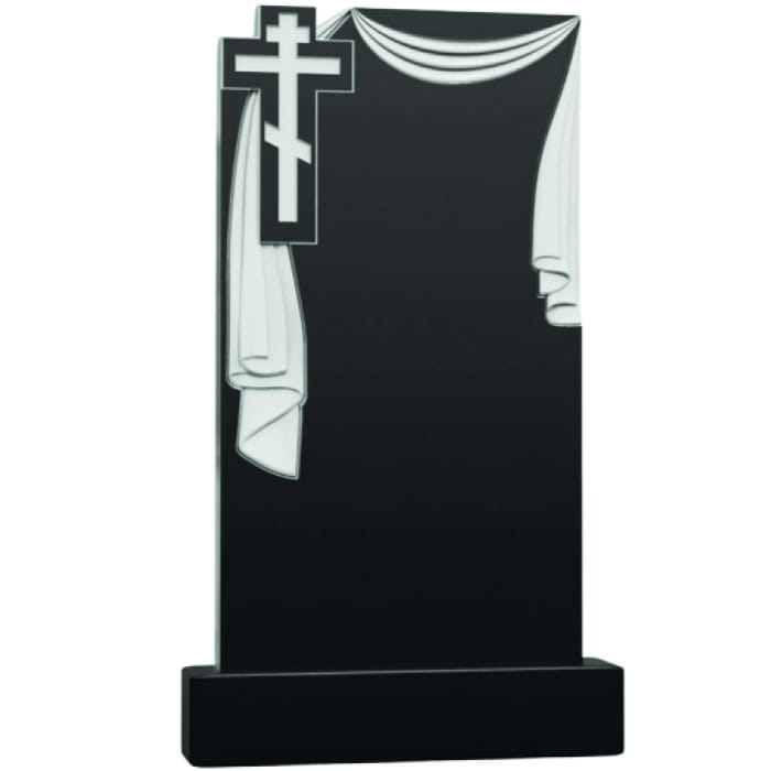 Памятник фрезерованный Плащ-033