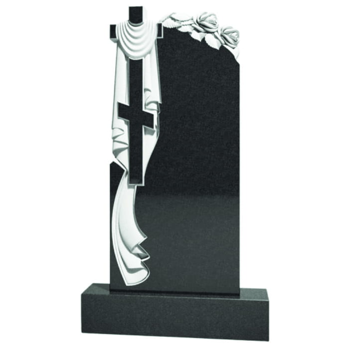 Памятник фрезерованный Плащ-035