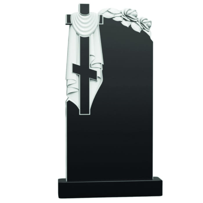 Памятник фрезерованный Плащ-036