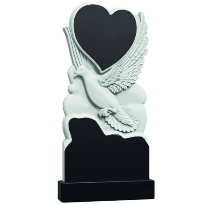 Памятник фрезерованный Птица-002