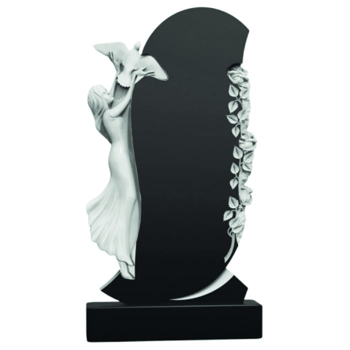 Памятник фрезерованный Птица-040